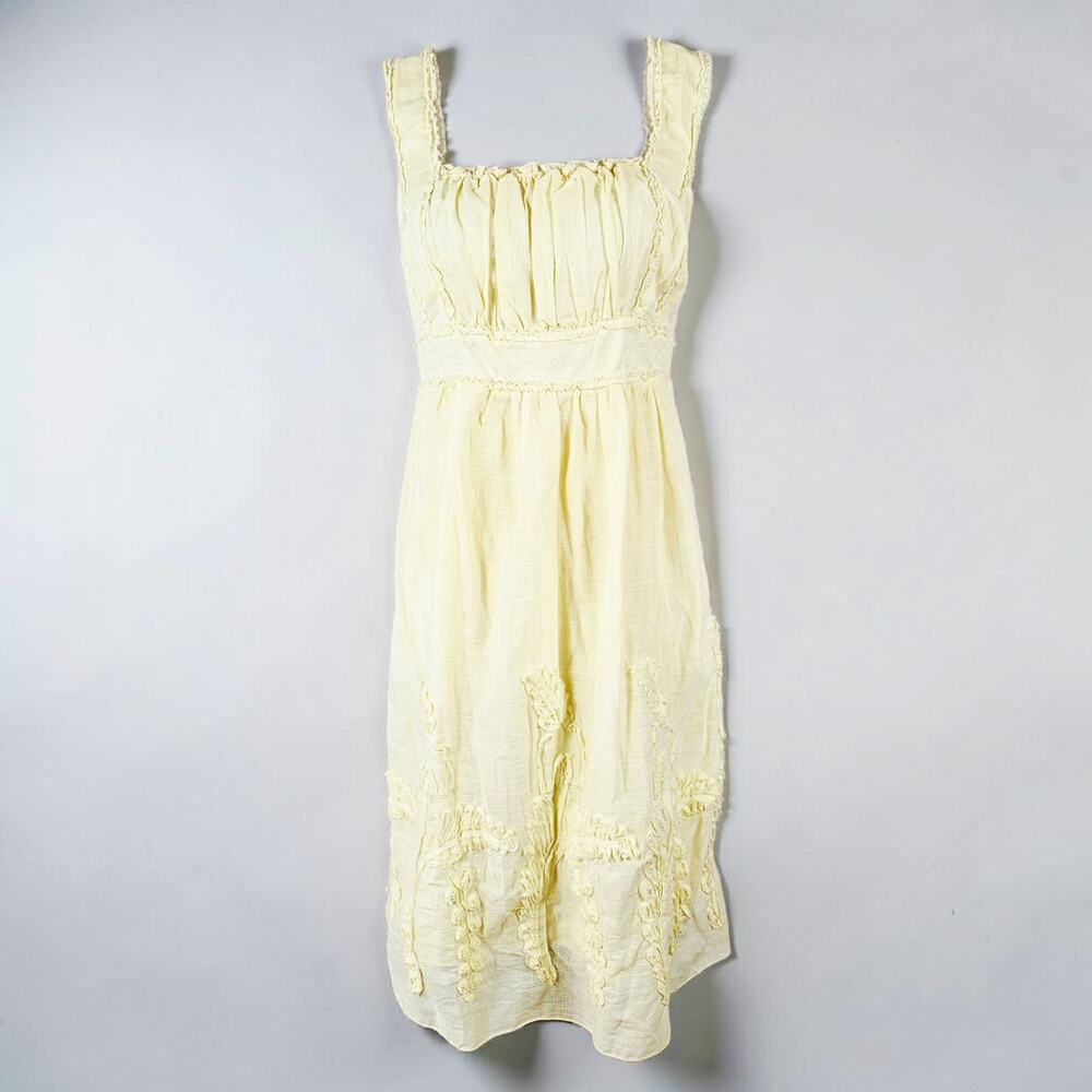 Max Studio Pale Yellow Mini Dress